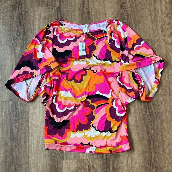 NEW Trina Turk Fan Faire Swim Tunic Dress Sz M - Picture 12 of 14